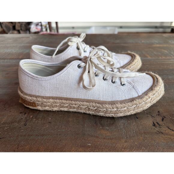 Seavees Coronado espadrille lace up sneakers women’s sz 10 - Picture 1 of 8